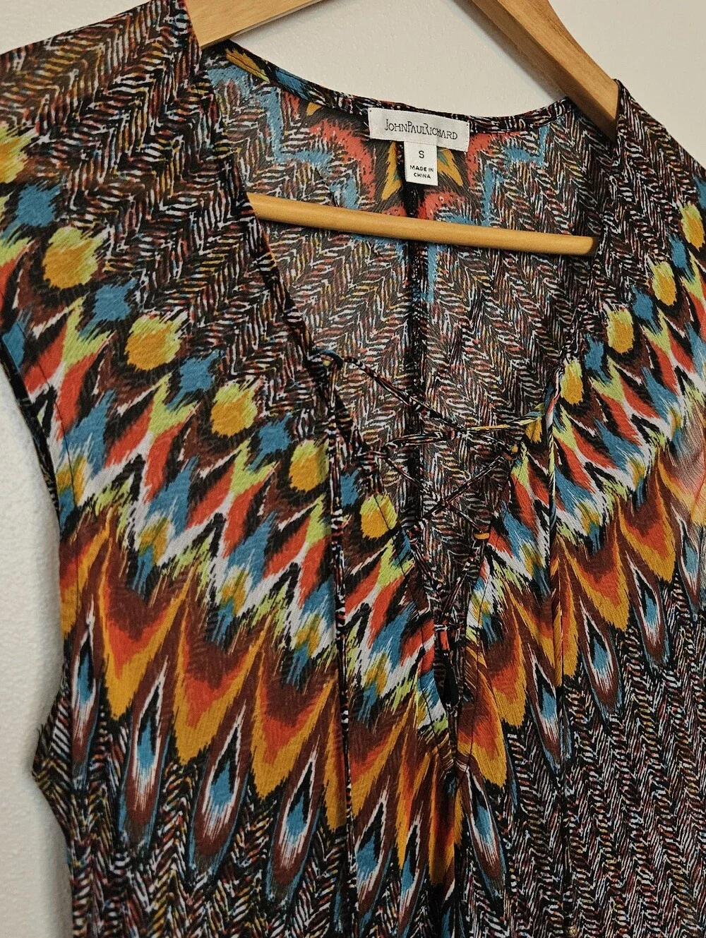 John Paul Richard - Long Colorful Dress Small - Picture 2 of 10